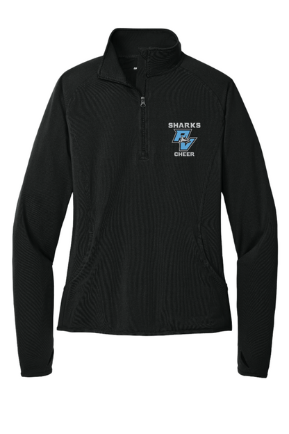 Sport-Tek® Women's Sport-Wick® Stretch 1/4-Zip Pullover - Cheer