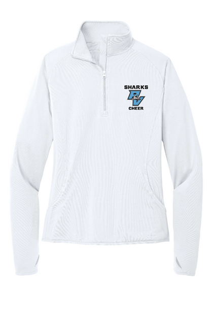Sport-Tek® Women's Sport-Wick® Stretch 1/4-Zip Pullover - Cheer