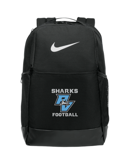 black nike backpack with logo on front Nike Brasilia Medium Embroidered Backpack – NOC Embroidery