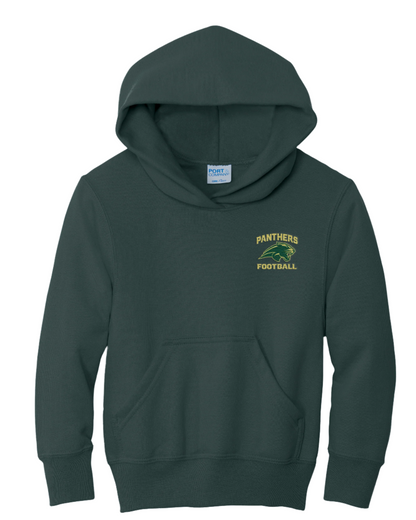 Port & Company® Youth Core Fleece Pullover Hooded Embroidered Sweatshirt