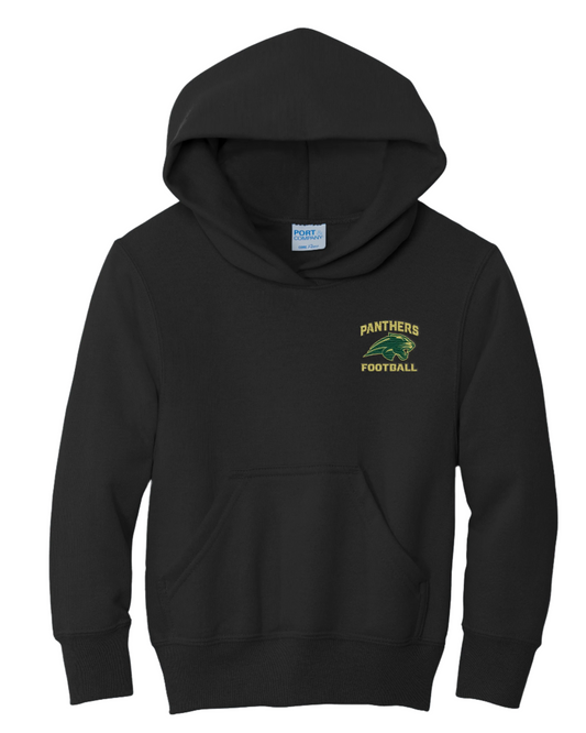 Port & Company® Youth Core Fleece Pullover Hooded Embroidered Sweatshirt