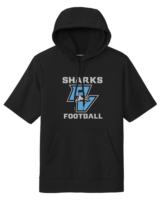 Sport-Tek ® Sport-Wick ® Fleece Short Sleeve Hooded Pullover