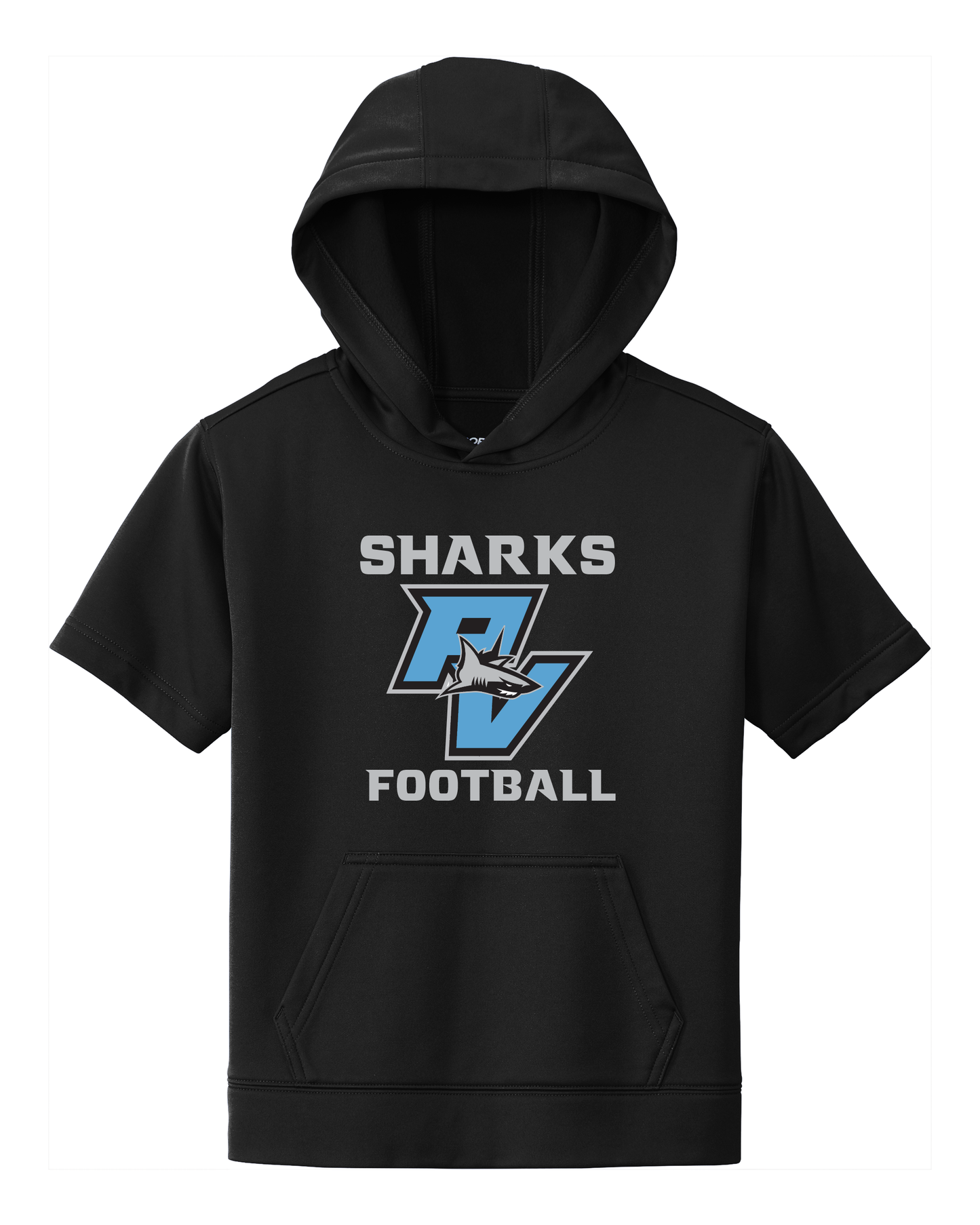Sport-Tek ® Youth Sport-Wick ® Fleece Short Sleeve Hooded Pullover
